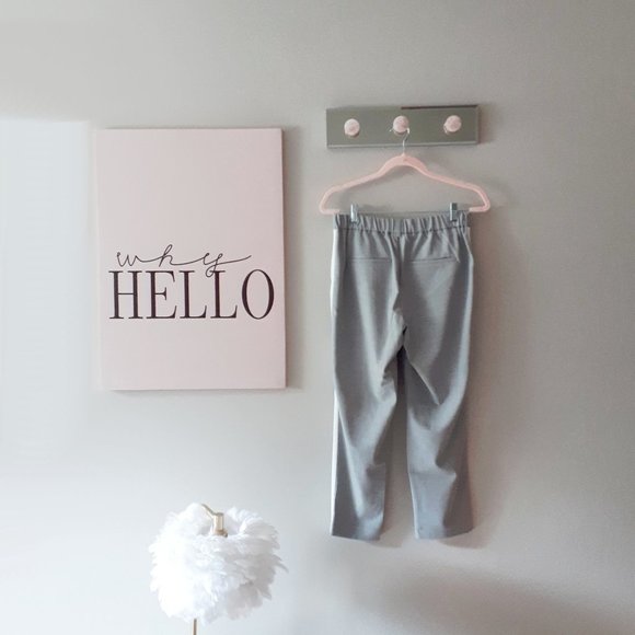 SOLD NWT Zara light grey & white stripe trousers Size S - Picture 10 of 12